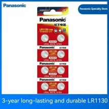 Panasonic 189 LR1130 AG10 SR1130 389 V10GA LR54 SR54 1,5 V Alkaline Knopfzelle für Uhrenrechner Spielzeugthermometer