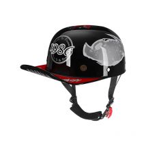Gang Ds Personalisierter Entenzungen-Baseballmütze-Helm, elektrischer Halbhelm, Motorrad-Schaufelhelm, umgedrehter Heckhelm, Sicherheit