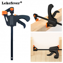 Morsetti per la lavorazione del legno stile F da 4/6/8 pollici - Set di barre da lavoro in nylon fisse rapidamente per la connessione di tavoli in vetro e legno - Spremitura portatile