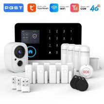 PGST 103 2,4-calowy ekran 4G 2G WIFI GSM Domowy system bezpieczeństwa Bulgar dla domu 433 MHz Sterowanie APP Karta RFID z ruchem PIR
