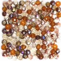Isywaka Goldene Mehrfarbige 3*4mm 4*6mm Rondelle Österreich facettierte Kristallglasperlen Lose Spacer Runde Perlen für die Schmuckherstellung