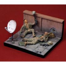 1/35 (mit Szenen) United States Marine Corps Figur Harzfigur Unbemalter Modellbausatz, Militärthema, unmontiert und unbemalt