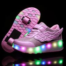Mode Leuchtende Rollschuhe LED Licht Skates Einfache Mode Indoor Skating Trend Turnschuhe Junge Mädchen Geburtstag Geschenk