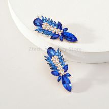 Rote Acrylohrringe für Damen im böhmischen Stil, zarter, kompakter, vielseitiger Alltagsschmuck für den Urlaub