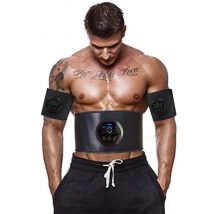 1Set Electric EMS Muscle Stimulation Belt Set ABS Trainer Abdominal Exerciser Toning Fitness Gym Workout Training Belt