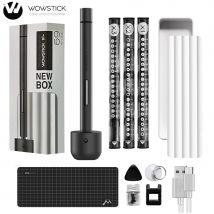 Wowstick-destornillador eléctrico de precisión 1F Pro, 64 en 1, 1F + Plus, carga inalámbrica, luz LED