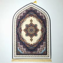 Gedruckte muslimische Gebets matte islamische Flanell Teppiche Ramadan Geschenk Gebets matten Anbetung Knie Islam Teppich tragbare Muslime beten Teppich