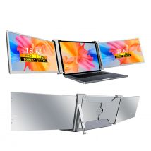 Schermo di espansione per laptop con monitor a triplo schermo portatile da 15,6 pollici Risoluzione 1920 * 1080 Installazione semplice per laptop da 15-17 pollici