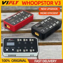NOWOŚĆ Ładowarka VIFLY WhoopStor 3 V3 6 portów 1S LIPO LiHV Ładowarka do przechowywania LCD TYPE-C DC TX60 do RC FPV BT2.0 PH2.0
