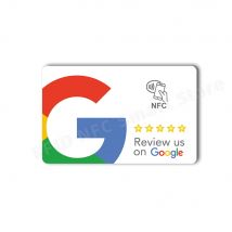 NFC Überprüfen Sie uns auf Google Reviews NFC-Tap-Karten NT/AG215 504 Byte 13,56 MHz Social Media Google Reviews-Karten NFC-Visitenkarte
