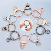 5 stücke drehbare Hummer feder o Ring Ledertasche Riemen Schnalle Befunde Anhänger Schlüssel ring Schlüssel ring Hunde kette Snap Clip Trigger Haken
