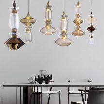 Moderne italienische Luxus Kristall Glas Kronleuchter Hotel Restaurant Rezeption Café LED Pendelleuchte Innendekor Atmosphäre Licht