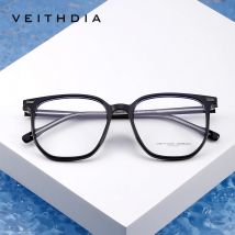 Veithdia Blaulicht-Schutzbrille, Computer-Lese-/Gaming-/TV-/Telefon brille für Frauen, Männer, Anti-Augen belastung und UV-Blendung 0713
