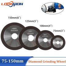 75/100/125/150 mm Schüssel Harz Diamant Schleifscheibe Schleifer Kreisscheibe für Wolframstahl Fräswerkzeug Hartmetallsägen Spitzer