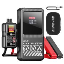AdoreTrip 6000A Rozrusznik Samochodowy z Lampą LED 22000mAh Przenośny Power Bank 12V Booster Urządzenie do Rozruchu Samochodu Awaryjny Rozruch