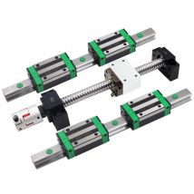 Präzision Ball Schraube SFU1605 + 2 stücke Linear Motion Schienen HGR20 Und Blöcke 4 Stücke HGH20CA + Supporter BK12 Und BK12 + Koppler 8*10