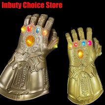 Hot Gauntlet Led Licht Action Figure Cosplay Superheld Erwachsene Kinder Spielzeug Geschenke Kostüm Marvel Thanos Handschuhe Infinity War Infinity