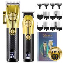 Hatteker Oilhead Elektrische Haarschneidemaschine für Männer, Sculpting, Eltern-Kind-Set, Multifunktions-Friseur-Set, 2-teiliges Pflegeset