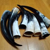 Echtes Ochsenhorn, antistatisches Horn, Schröpfen, Wikinger, Trinkschlauchhorn für Verschrottung, Therapie, Massagehorn, Kunsthandwerk, Heimdekoration