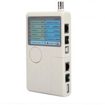Profesjonalny wielofunkcyjny tester kabli sieciowych 4 w 1 RJ45/RJ11/USB/BNC Kabel LAN Cat5 Cat6 Tester przewodów