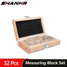 SHANHR Messblock-Set 32-teilig 1. Klasse 0. Klasse Messschieber Inspektionsmessblock Messinstrumente