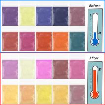 26 farben Thermochrome Pigment Thermische Farbe Ändern Temperatur Pulver DIY Epoxy Harz Handwerk Nail art Maniküre Werkzeug Dekoration