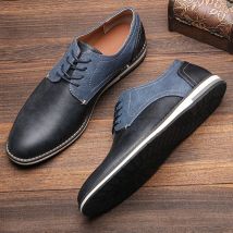 Modische, lässige Leder-Herren-Loafer, bequeme Marken-Männer-Wohnungen
