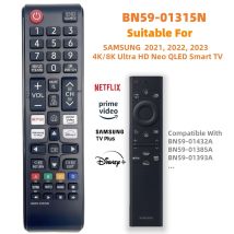 Telecomando BN59-01315N per SAMSUNG BN59-01385A, BN59-01329A, 2021-2023 4K/8K Ultra HD Neo QLED Smart TV QN90B, QB85B, S95B