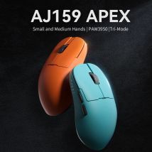 AJAZZ AJ159 APEX Mouse Tri Mode Wireless 8K PAW3950 Sensor Low Latency Gaming Mouse Charge Base Customize Lightweight Pc Gamer