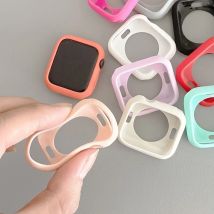 Silicone Case for Apple Watch 11-10 42mm 46mm 38-40-41-44-45mm Bumper protector Cover iwatch Series 9 8 7 6 5 4 3 SE Accessories