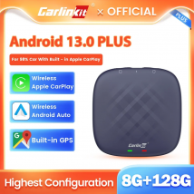 CarlinKit-Caja inalámbrica para CarPlay, dispositivo con Android 13, QCM665, 2025 Mini, adaptador