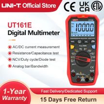 UNI-T Multimetro professionale digitale UT161E UT161D UT161B 1000V DC AC Voltmetro Tester di capacità Barra analogica Multimetro