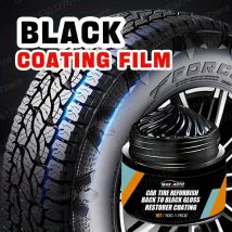 Cera per pneumatici auto, ripristinatore di lucentezza, rivitalizzante per pannelli in plastica trasparente, agente di rivestimento, lucidante per pneumatici, ripristina la lucentezza nera.