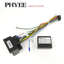 Adattatore per cablaggio quadlock con decodificatore CAN Bus, per Peugeot 208 2008 3008 308 408 Citroen C4 C3, per radio Android a 16 pin