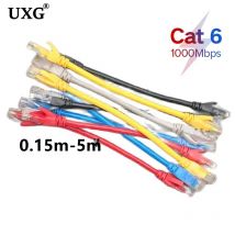 Kurzes CAT6 RJ45 CAT 6 CAT6e UTP Ethernet Netzwerk Router Modem Kabel Stecker auf Stecker RJ45 Patch LAN Kabel Kabel 15 cm 30 cm 50 cm