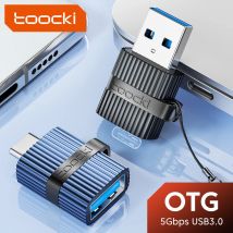 Toocki usb 3,0 bis Typ c Schnell lade adapter otg u Festplatten leser zum Typ c Buchse für xiaomi 12 macbook Maus tastatur