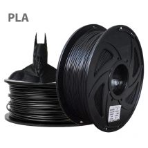 250 g, 500 g, 1 kg 3D-Drucker-Filament, PLA, schwarz, 1,75 mm Draht, Vakuumverpackung für 3D-Druck-Fliament-Zubehör, 100 % keine Blase