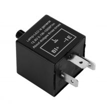 Relè lampeggiante lampeggiante a luce LED regolabile a 3 pin 12V fisso per indicatore di direzione nuovo