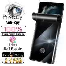 Pellicola Privacy Autoriparante per Samsung Galaxy S26 S25 S24 S23 Ultra S22 S21 S20 Plus, Protezione Schermo Anti-Spia per Note 20 10 S10 5G