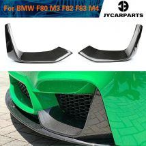 2PCS Carbon Fiber Front Bumper Lip Splitter Klappe Cupwings für BMW 3Serie F80 M3 4Serie F82 F83 m4 2012 - 2018 Splitter