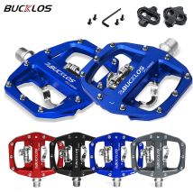 BUCKLOS MTB Pedale für Fahrrad Dual Funktion Mountainbike Pedal Plattform Clip Flache Pedale Fit SPD MTB Fahrrad Paddel Fahrrad Teil