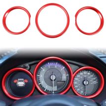 For 2016+ Mazda MX-5/Fiat 124/Abarth 124 dashboard display frame decorative ring car interior accessories aluminum alloy