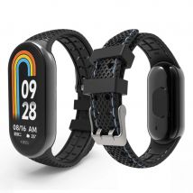 Correa deportiva para Mi Band 8 9 10, pulsera con diseño de panal, correa de silicona, pulsera de repuesto para Xiaomi Band 8 9