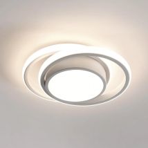 Luz de techo LED, lámpara de techo redonda moderna 32W 3600LM para dormitorio, iluminación de techo blanco neutro 4000K para baño sala de estar