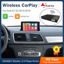 Road Top Wireless CarPlay interfaccia automatica Android per Audi A1 Q3 RMC 2013-2018, con funzioni di gioco per Auto AirPlay Mirror Link