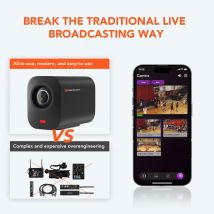 Nearstream VM33 Nearstream Venta caliente 10x Zoom óptico profesional 1080p cámara de transmisión inalámbrica vídeo