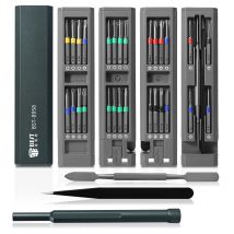 Set di cacciaviti 30 in 1 punte magnetiche di precisione Kit di cacciaviti Torx cassetta degli attrezzi smontabile per la riparazione del telefono del PC dell'orologio