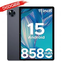 DOOGEE U11 Android 15 Tablet 11" Ultra-clear 90Hz Display 4GB RAM 128GB ROM 8580mAh Battery Dual Speaker Supports Widevine L1