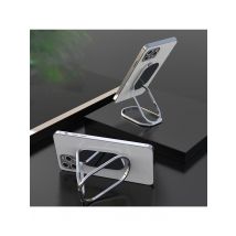 360 Degree Rotation Finger Ring Kickstand Cell Phone Ring Holder Stand with Polished Metal Phone Grip for Magnetic Car Mount