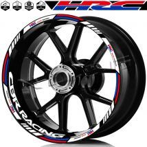 Per CBR 1100 CBR1000RR 600RR 125 CBR650/500/300/250 R Moto Cerchione Adesivo Stripe Decal Nastro Accessori